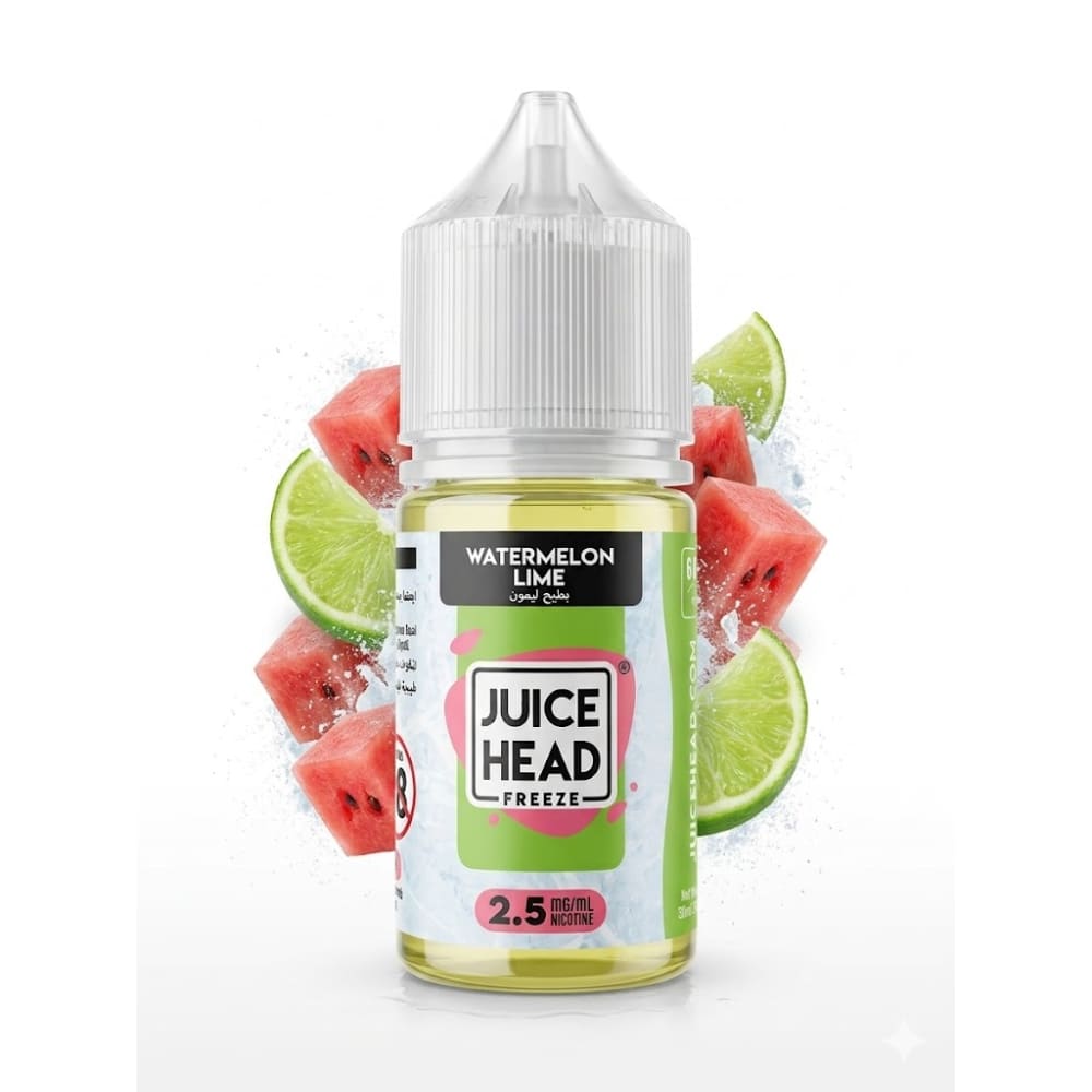 نكهة جوس هيد بطيخ لايم ايس سولت نيكوتين JUICE HEAD
