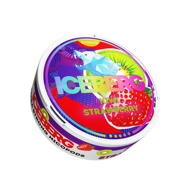 اظرف نيكوتين ايس بيرق عدة نكهات ICEBERG - كيوي فراولة 40