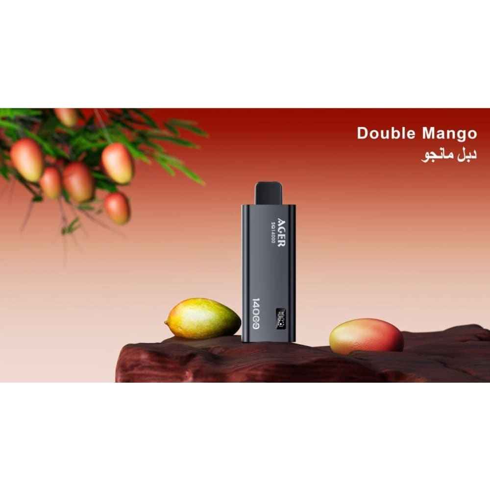 AGER سحبة سيجارة اجير 14000 شفطة 50 نيكوتين عدة نكهات