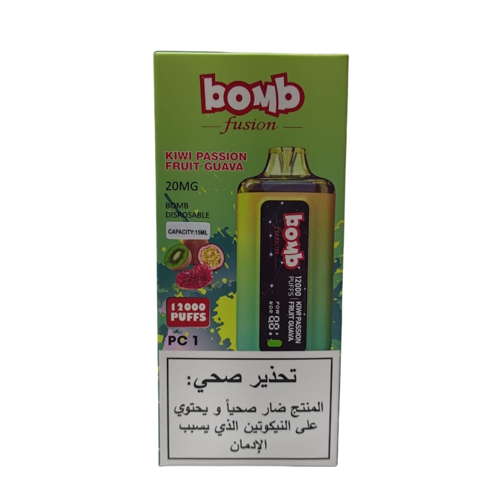 BOMB سحبة سيجارة بومب 12000 شفطة 20 نيكوتين عدة نكهات