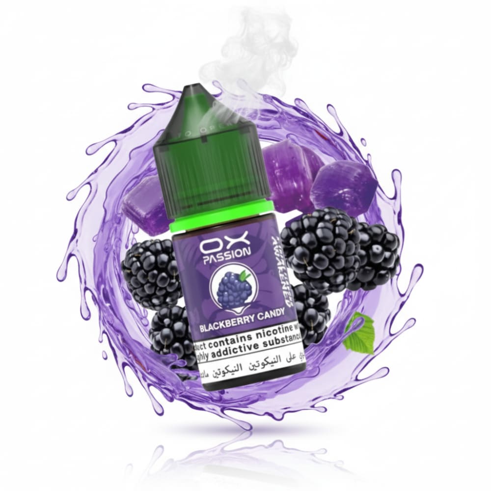 نكهة توت اسود كاندي سولت نيكوتين من اوكس باشن OX PASSION