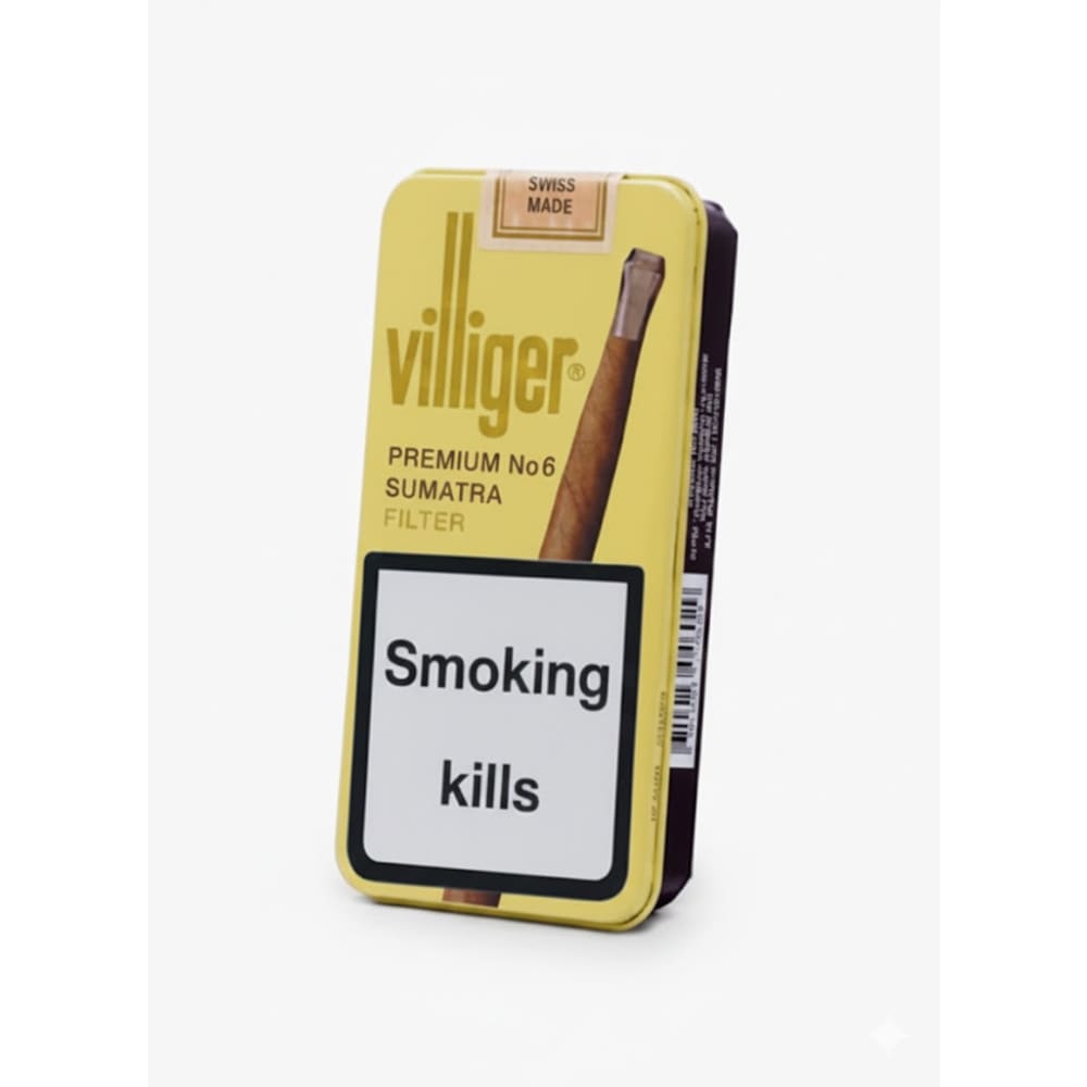 سيجار فيليجر بريميوم رقم 6 سومطرة Villiger PREMIUM NO 6