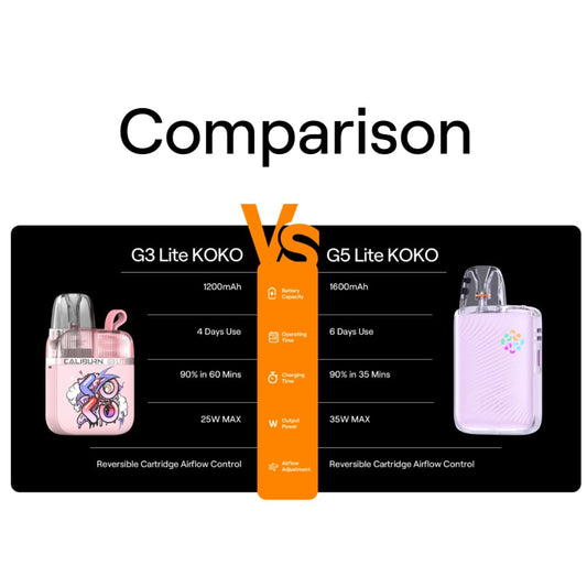 CALIBURN G5 Lite Koko جهاز سحبة وشيشة كاليبرن جي 5 لايت