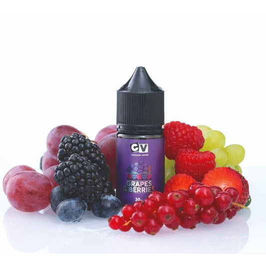 cv نكهة عنب توت سولت نيكوتين من سي - نيكوتين 30