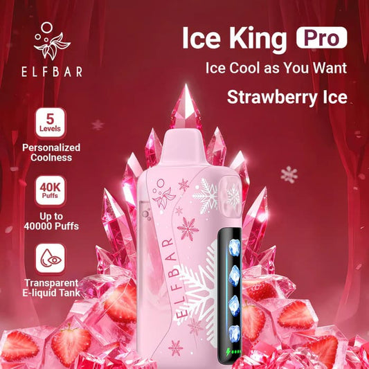 ELFBAR ICE KING PRO سحبة سيجارة الفبار ايس كينق برو 40000