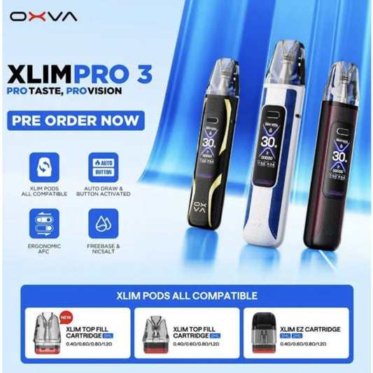 جهاز سحبة وشيشة سيجارة اكسلم برو 3 من اوكسفا XLIM PRO 3 OXVA