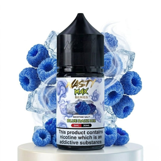 Nasty Max نكهة توت راز بيري ايس سولت من ناستي