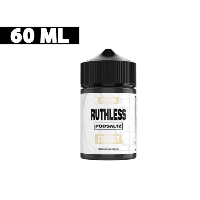 نكهة جوز الهند سولت نيكوتين من روثلس 60 مل Ruthless