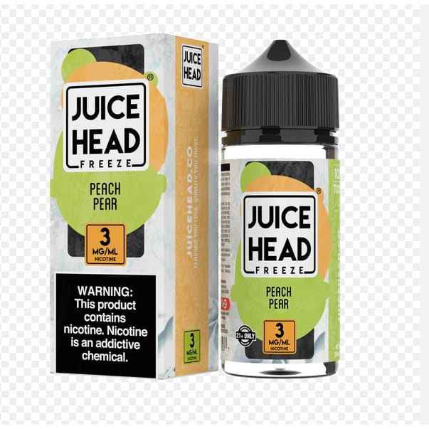 نكهة فيب كمثرى خوخ اكسترا ايس من جوس هيد (100مل) JUICE HEAD