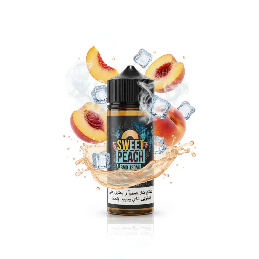 نكهة فيب سويت خوخ ايس 120 مل من سامز فيب - نيكوتين 3