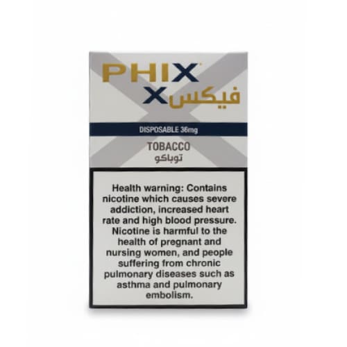 PHIX X 5000 سحبة سيجارة فكس 5000 شفطة 36 نيكوتين استخدام