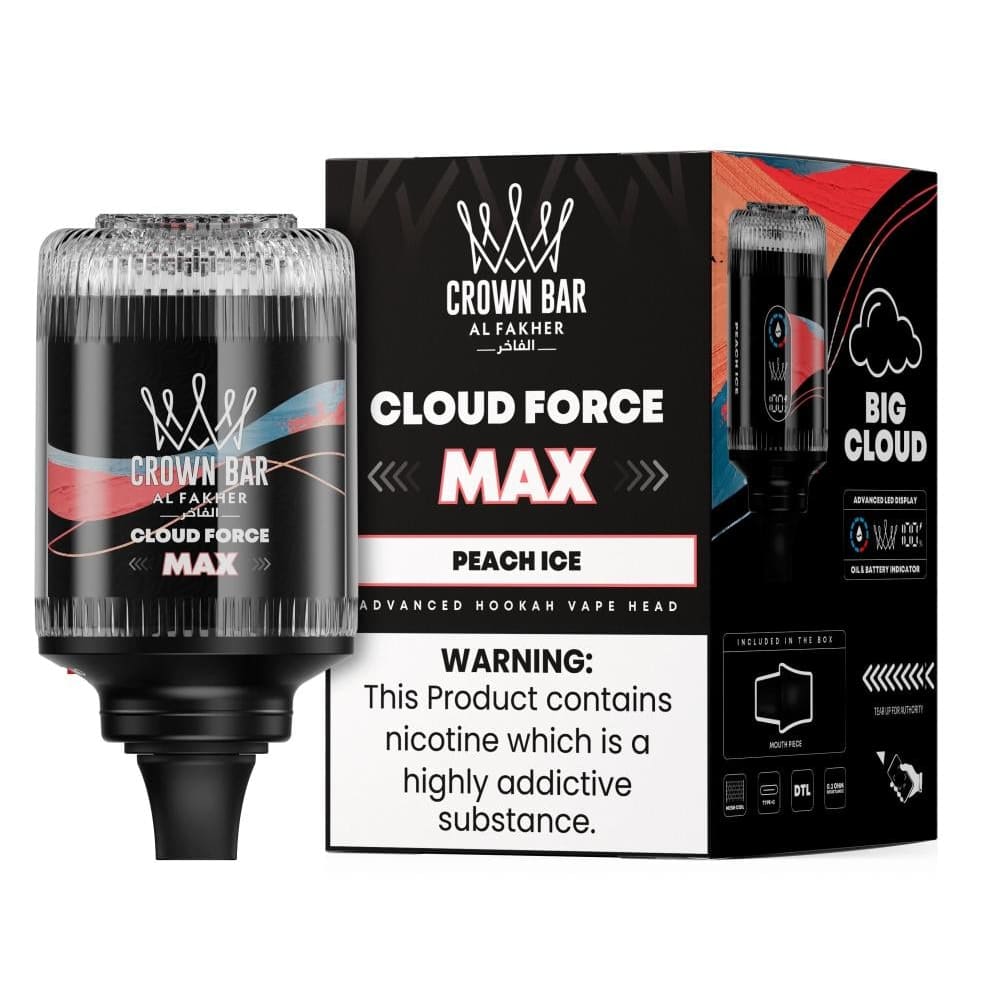 راس فيب شيشة كلاود فورس ماكس 50000 شفطة 5 نيكوتين عدة نكهات