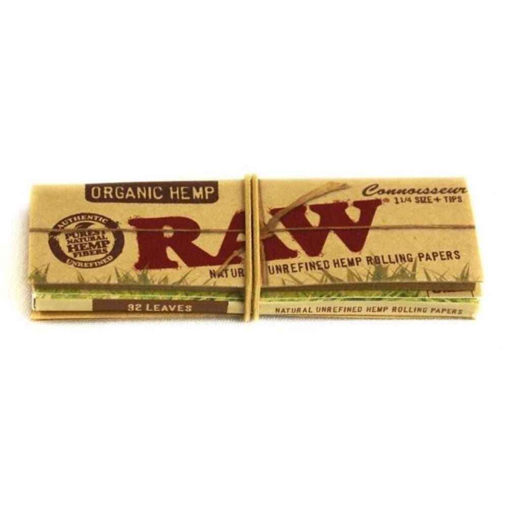 ورق راو اورجانيك مع فلاتر 1 1/4 Raw Organic Hemp + Tips