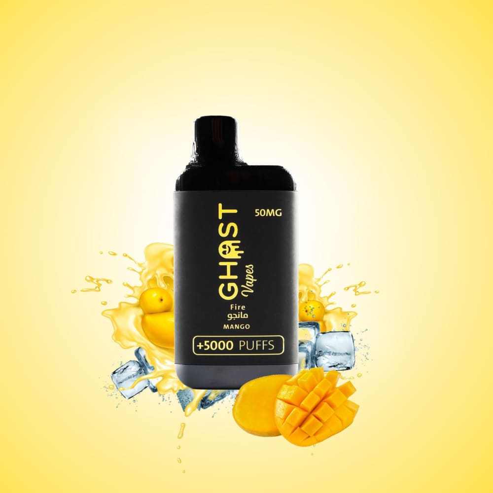 ghost vape سحبة سيجارة قوست فيب 5000 شفطة 30 نيكوتين عدة