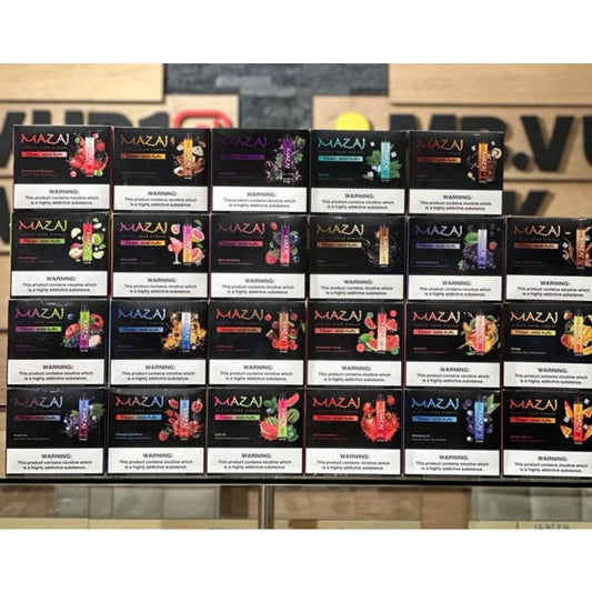 MAZAJ سحبة سيجارة مزاج تايتان 4000 شفطة 50 نيكوتين عدة