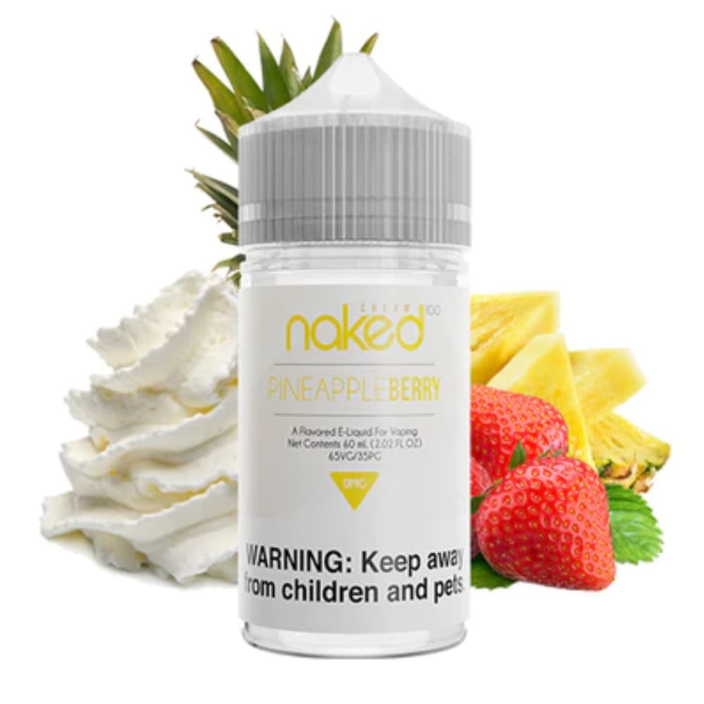 نكهة كريمي فراولة اناناس من نيكد naked نيكوتين 3