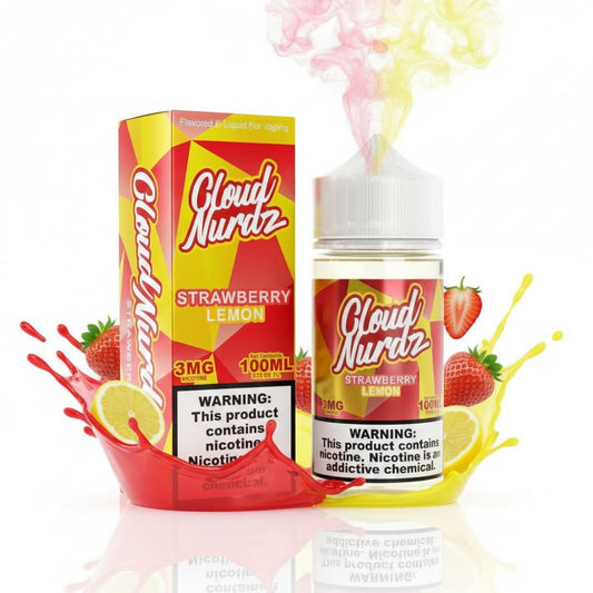 نكهة فيب فراولة ليمون كلاود نيردز 100 مل CLOUD NURDZ