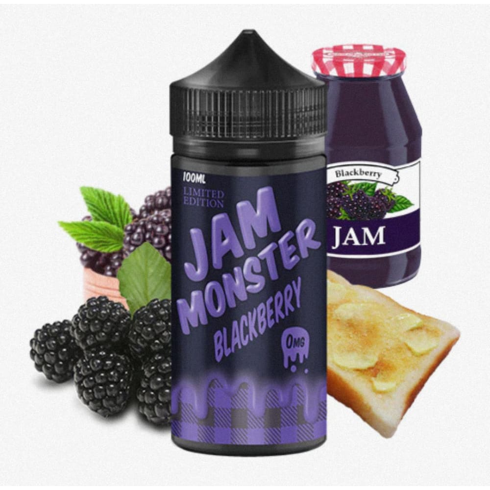نكهة فيب جام مونستر مربى توت اسود 100 مل JAM MONSTER