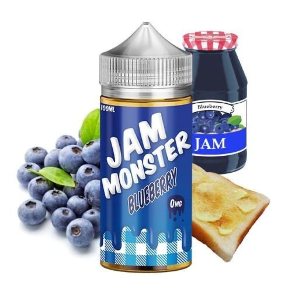 نكهة فيب جام مونستر مربى توت ازرق بري 100 مل JAM MONSTER