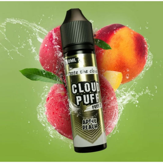 نكهة فيب خوخ تفاح كلاود بف cloud puff - نيكوتين 3