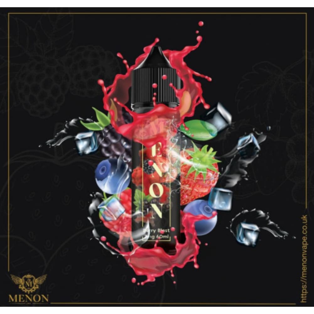 نكهة فيب مينون بيري بلاست توت مشكل ايس menon نيكوتين 3