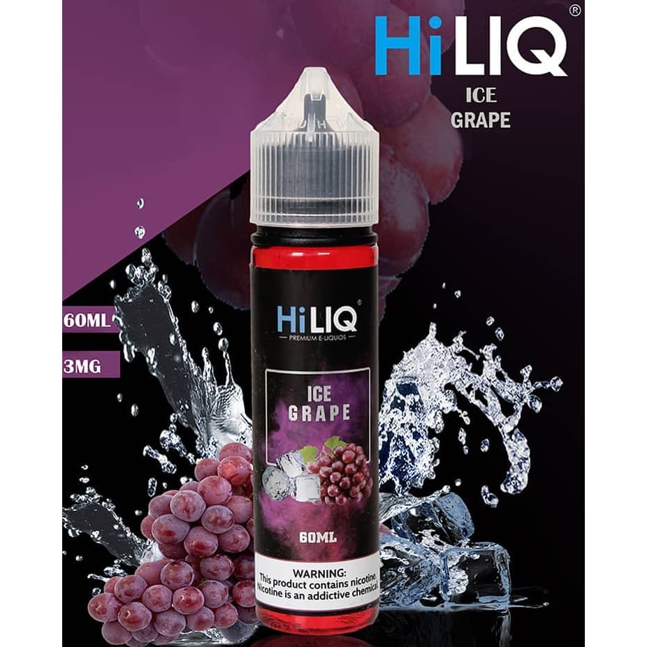 نكهة فيب عنب ايس من هاي نيكوتين 3