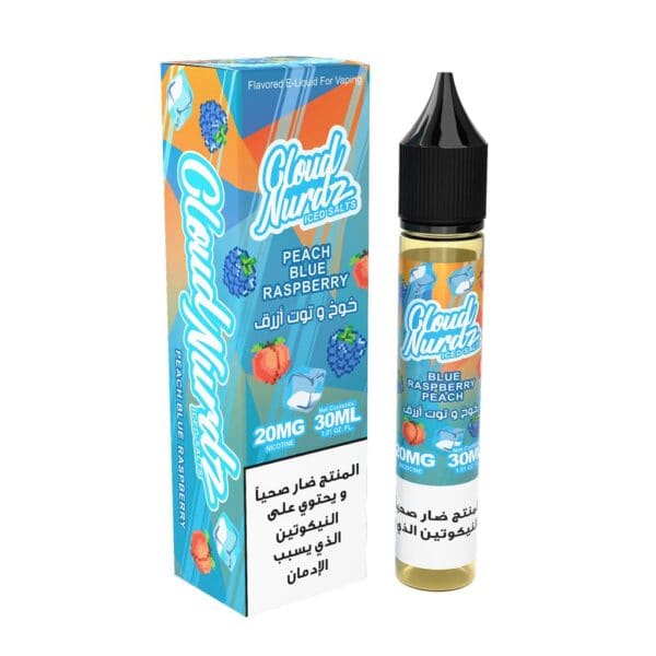 نكهة خوخ توت ازرق ايس سولت نيكوتين من كلاود نيردز CLOUD