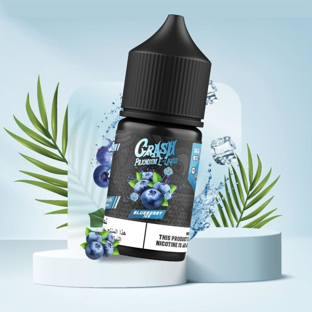 نكهة توت ازرق ايس سولت نيكوتين كراش نيكوتين 30