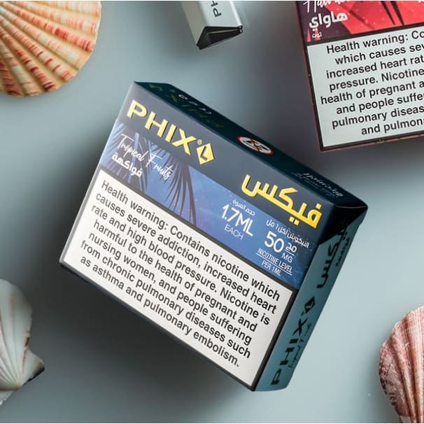 phix بودات فكس نكهة فواكه استوائية ايس 50 نيكوتين