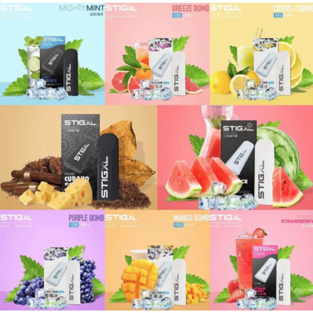 STIG XL VGOD سحبة سيجارة ستيق اكس لارج 700 شفطة 50 نيكوتين