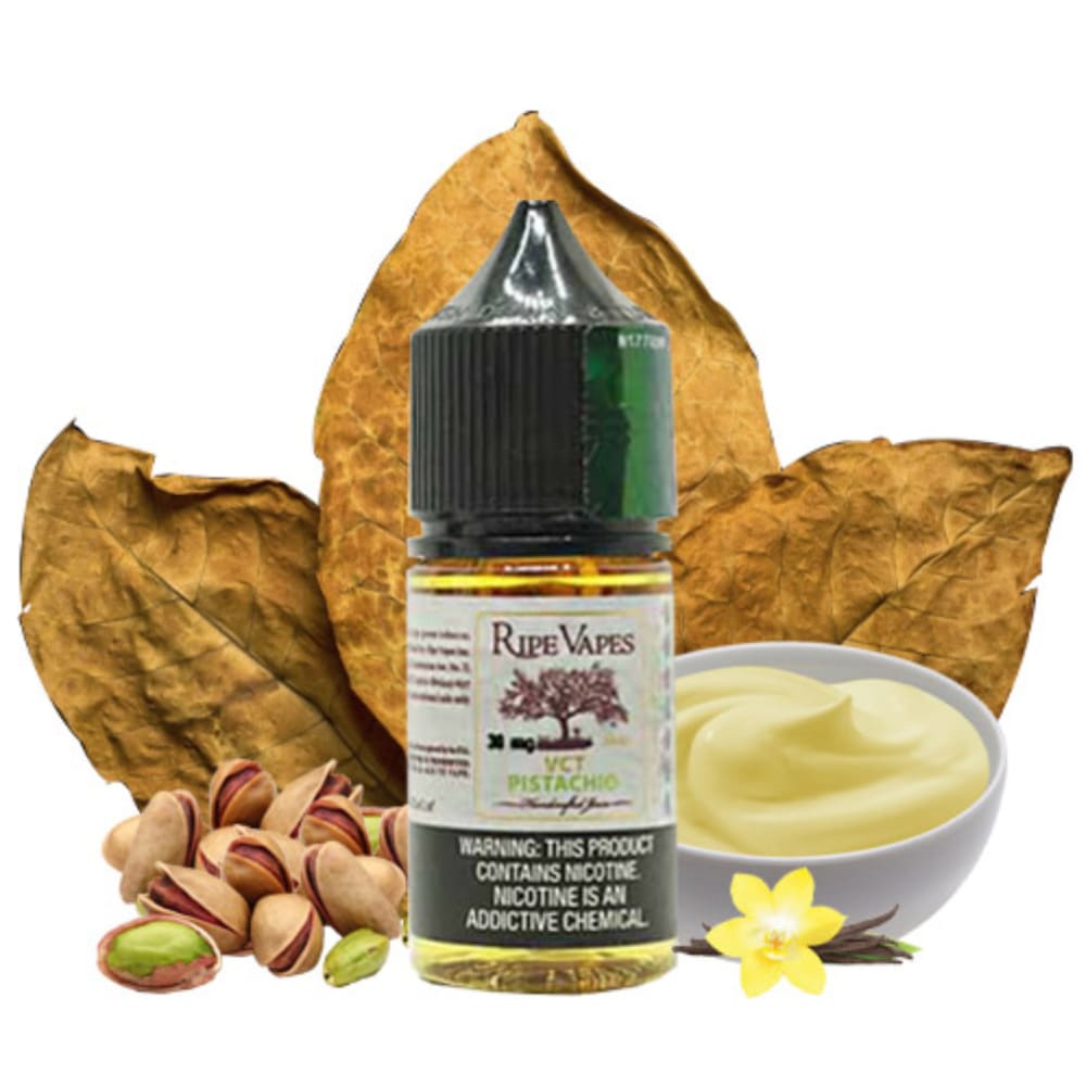 VCT RIPE VAPES نكهة بستاشيو في سي تي سولت نيكوتين من رايب