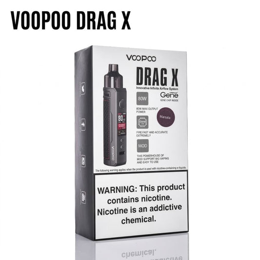 جهاز شيشة دراق اكس 80 واط من فوبو DRAG X VOOPOO