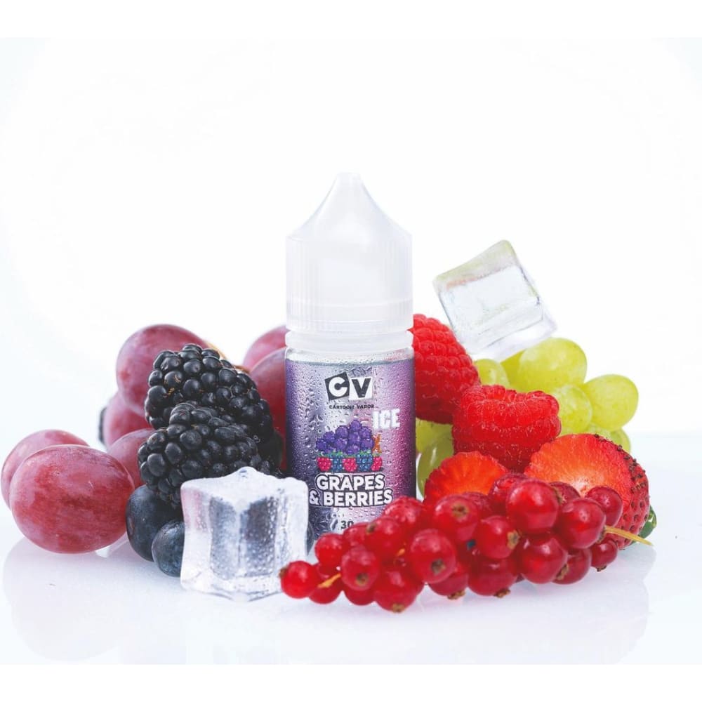 CV نكهة عنب توت ايس سولت نيكوتين من سي - نيكوتين 30