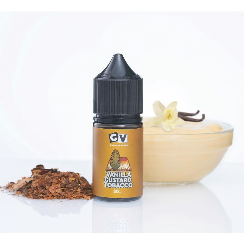 CV نكهة توباكو فانيلا كاسترد سولت نيكوتين من سي - نيكوتين 30