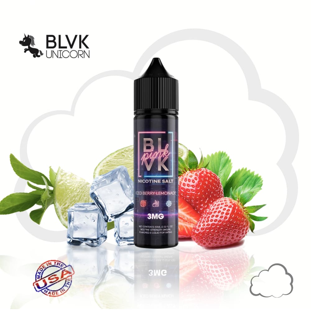 نكهة فيب فراولة ليمون من بلفك BLVK نيكوتين 3