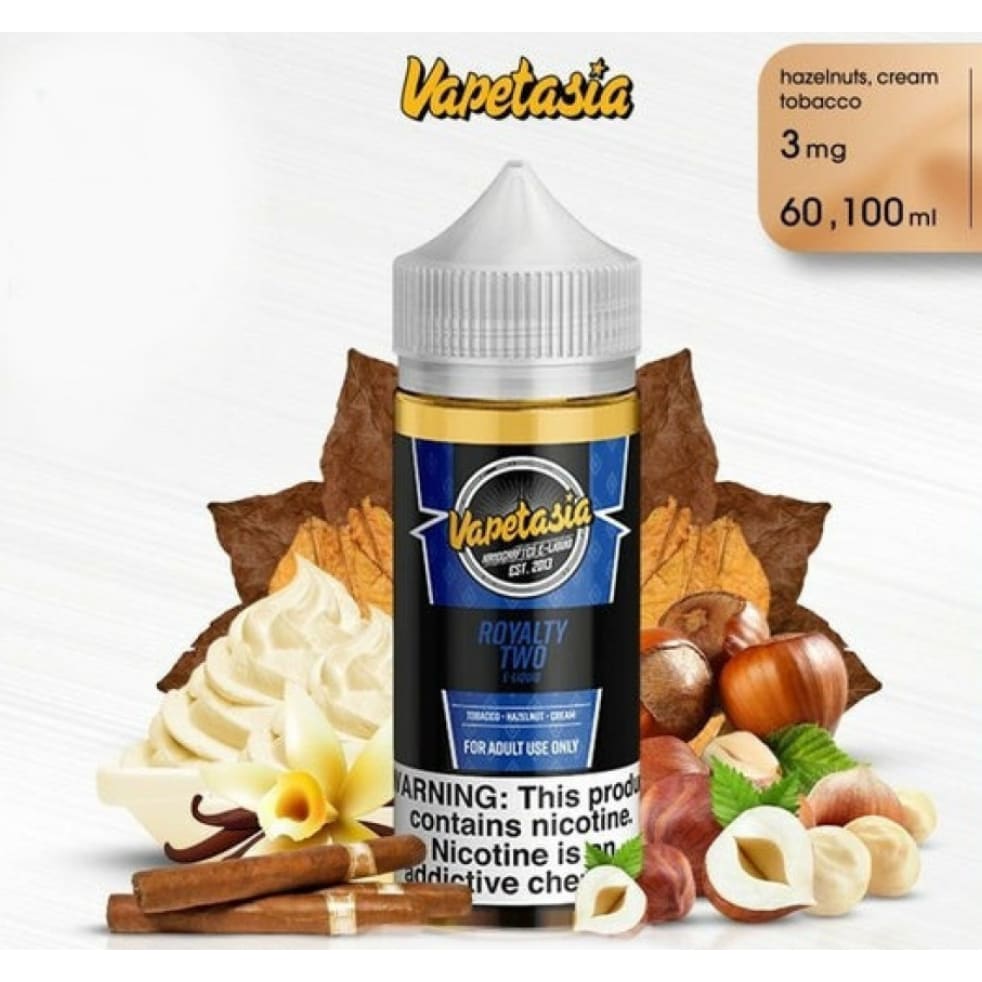 نكهة فيب توباكو فانيلا بندق رويالتي 100 مل ROYALTY