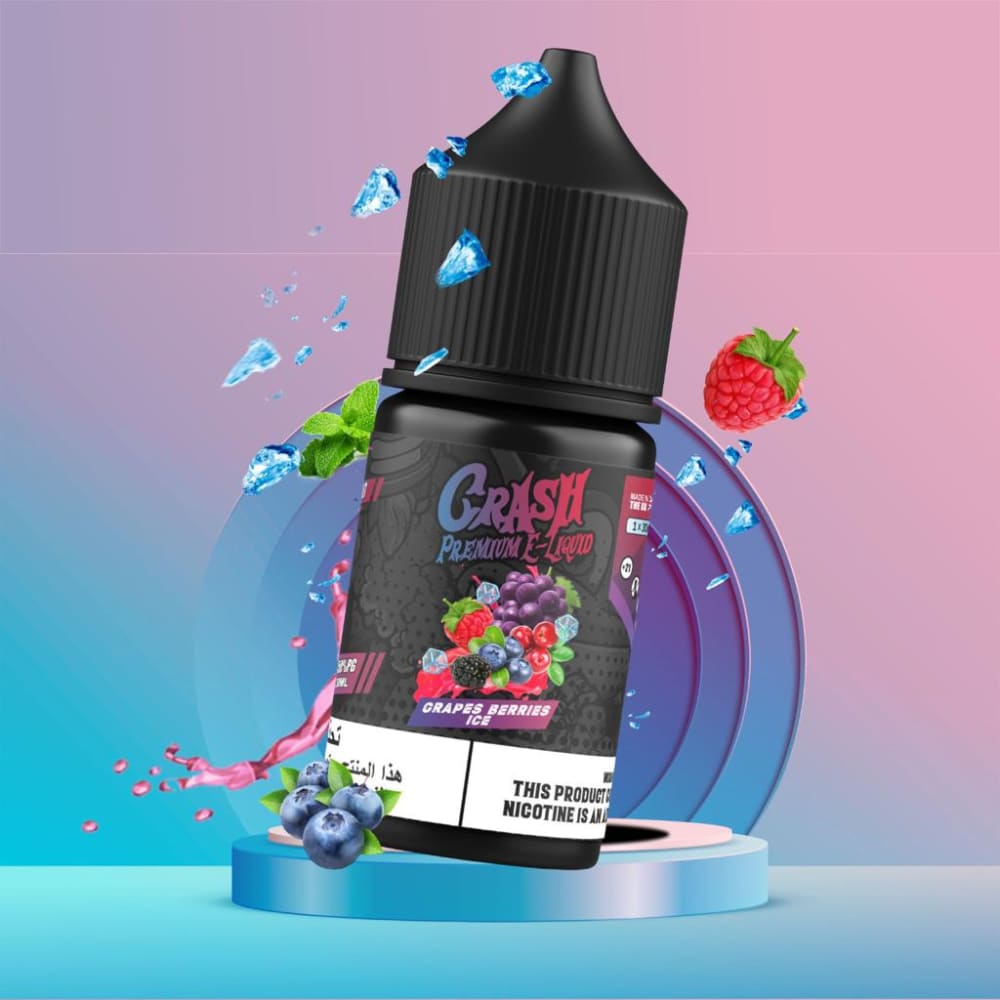 نكهة عنب توت ايس سولت نيكوتين كراش نيكوتين 30