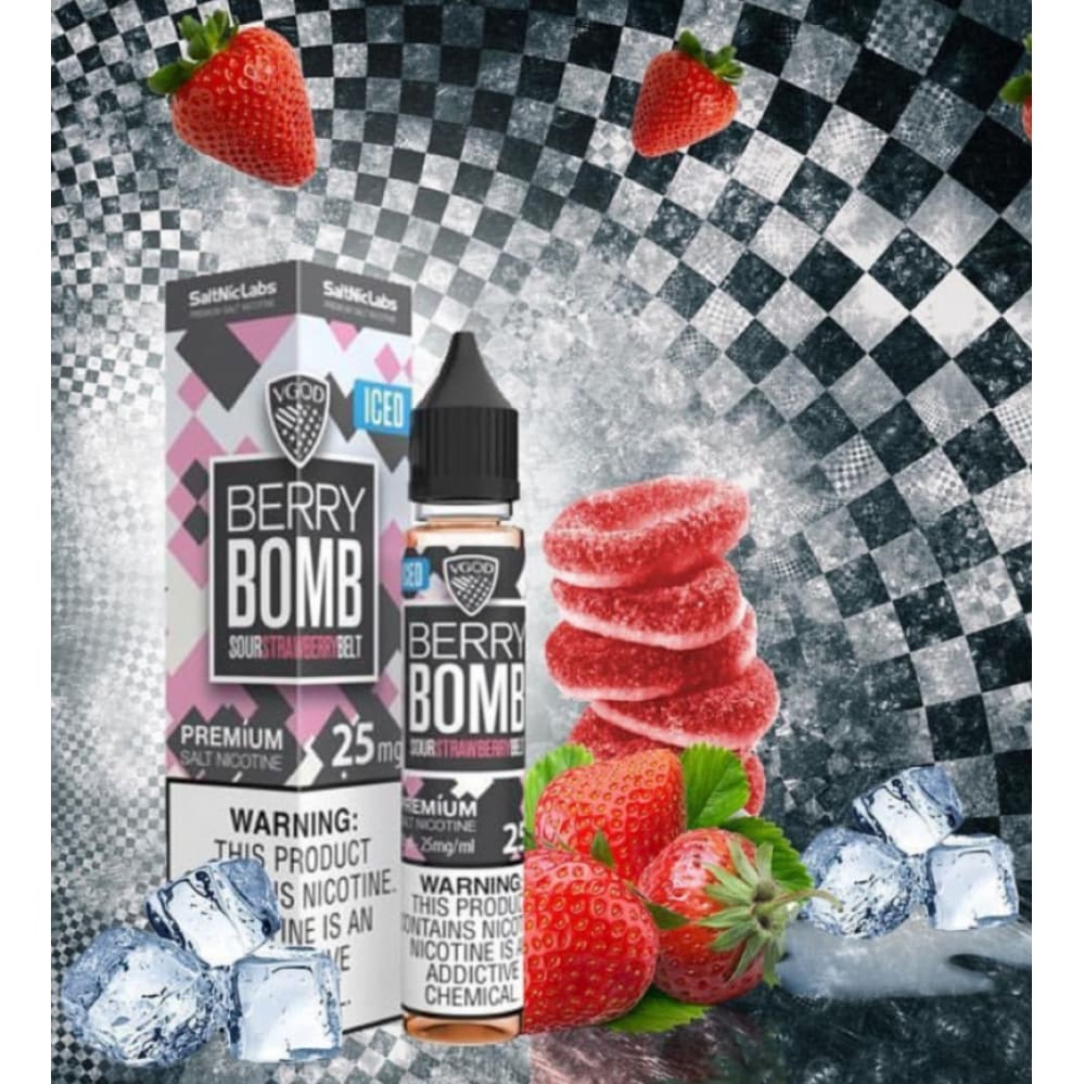 VGOD نكهة فراولة ايس بومب سولت نيكوتين من فيقود