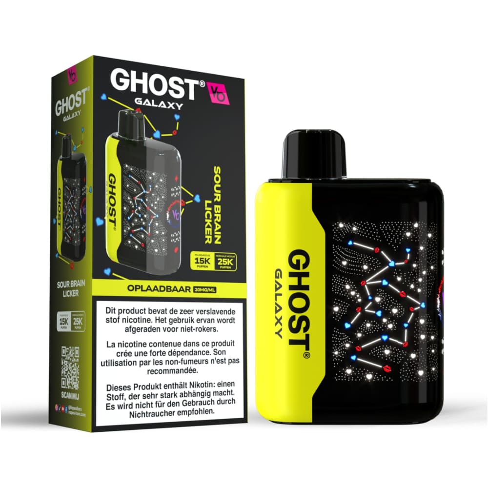 Ghost Galaxy سحبة سيجارة قوست جالكسي 25000 شفطة 50 نيكوتين