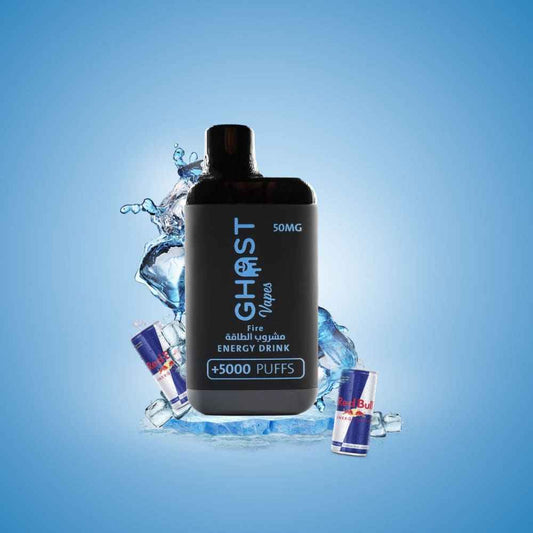 ghost vape سحبة سيجارة قوست فيب 5000 شفطة 50 نيكوتين عدة