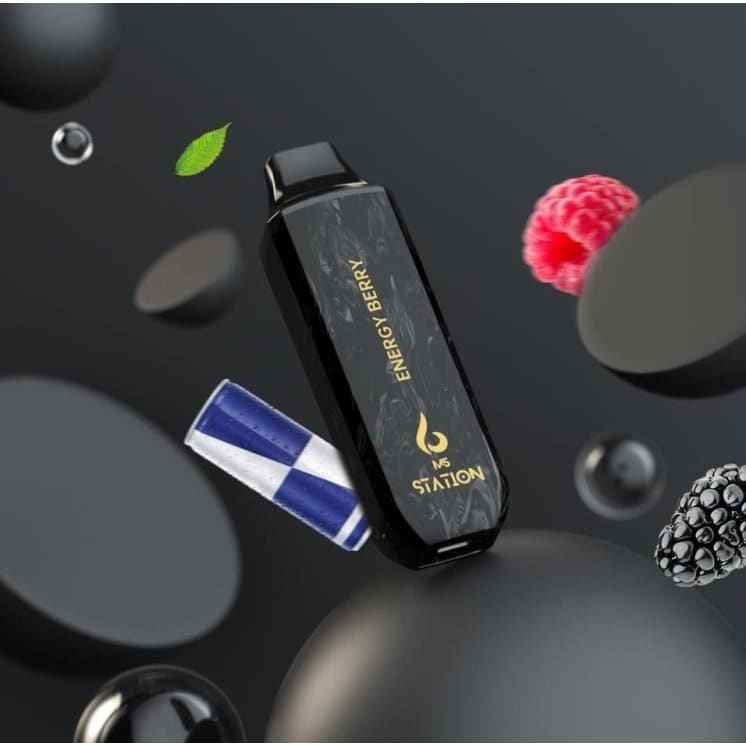 سحبة سيجارة ستيشن 10000 شفطة 20 نيكوتين عدة نكهات استخدام