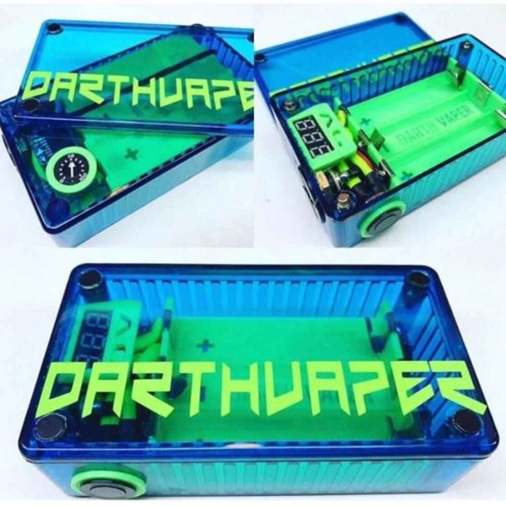 جهاز شيشة دارث فيبر بدون تحكم بالواط DARTHVAPER MOD - ازرق