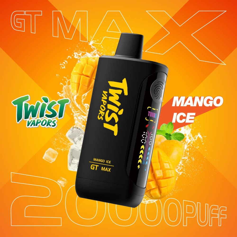 TWIST GT MAX سحبة سيجارة تويست 20000 شفطة 50 نيكوتين عدة