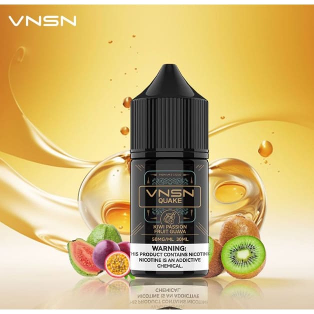 نكهة كيوي باشن فروت جوافه سولت نيكوتين من فنسن VNSN QUAKE