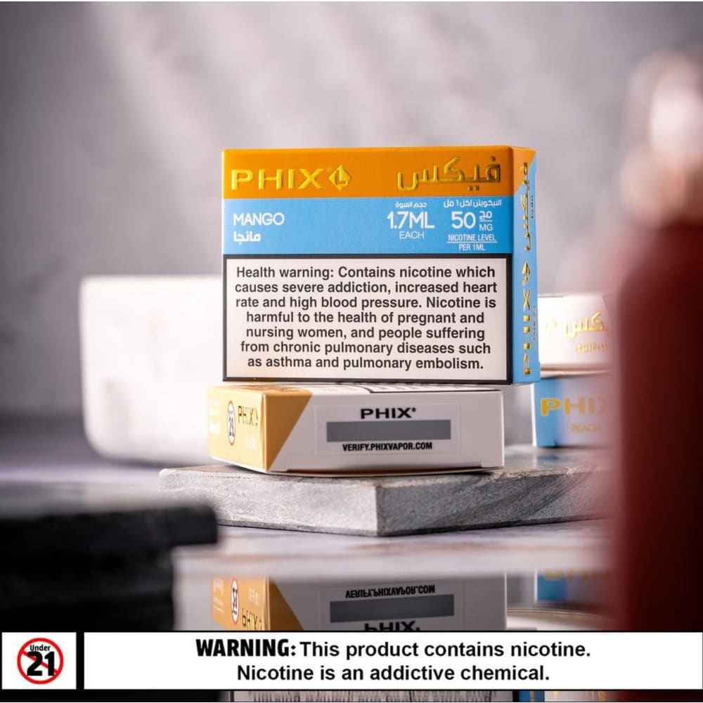 phix بودات فكس نكهة مانجو ايس