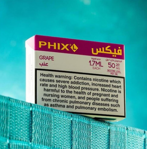 phix بودات فكس نكهة عنب عادي 50 نيكوتين
