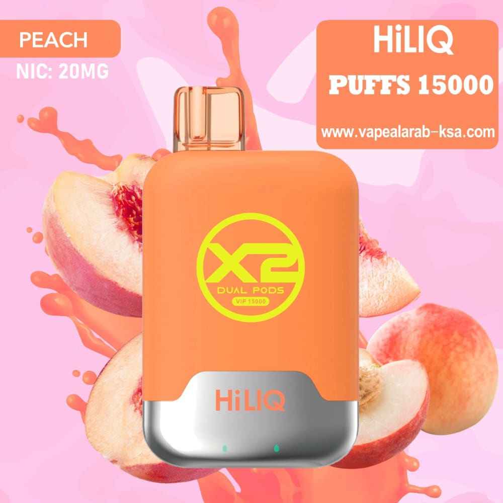 HILIQ سحبة سيجارة هاي لك 15000 شفطة 20 نيكوتين عدة نكهات