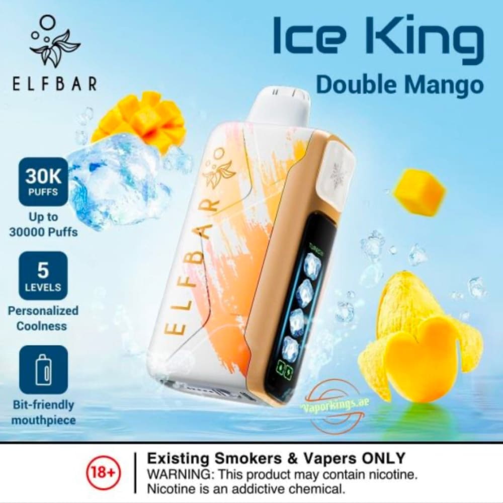 ELFBAR ICE KING سحبة سيجارة الفبار ايس كينق 30000 شفطة 50
