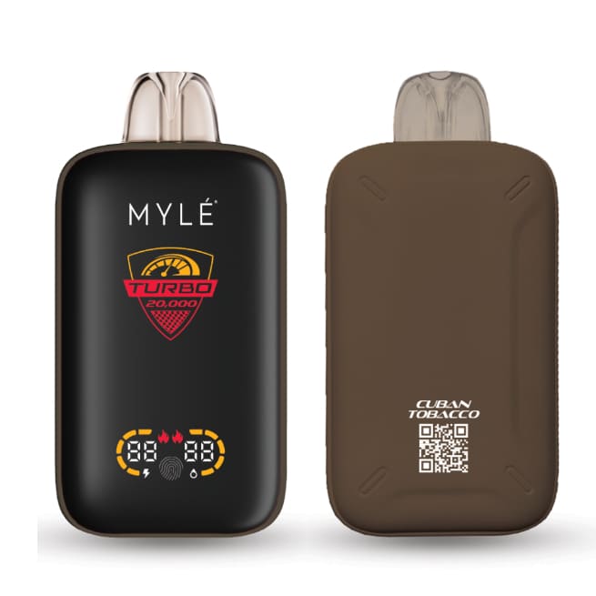 MYLE سحبة سيجارة مايلي تيربو 20000 شفطة 50 نيكوتين عدة