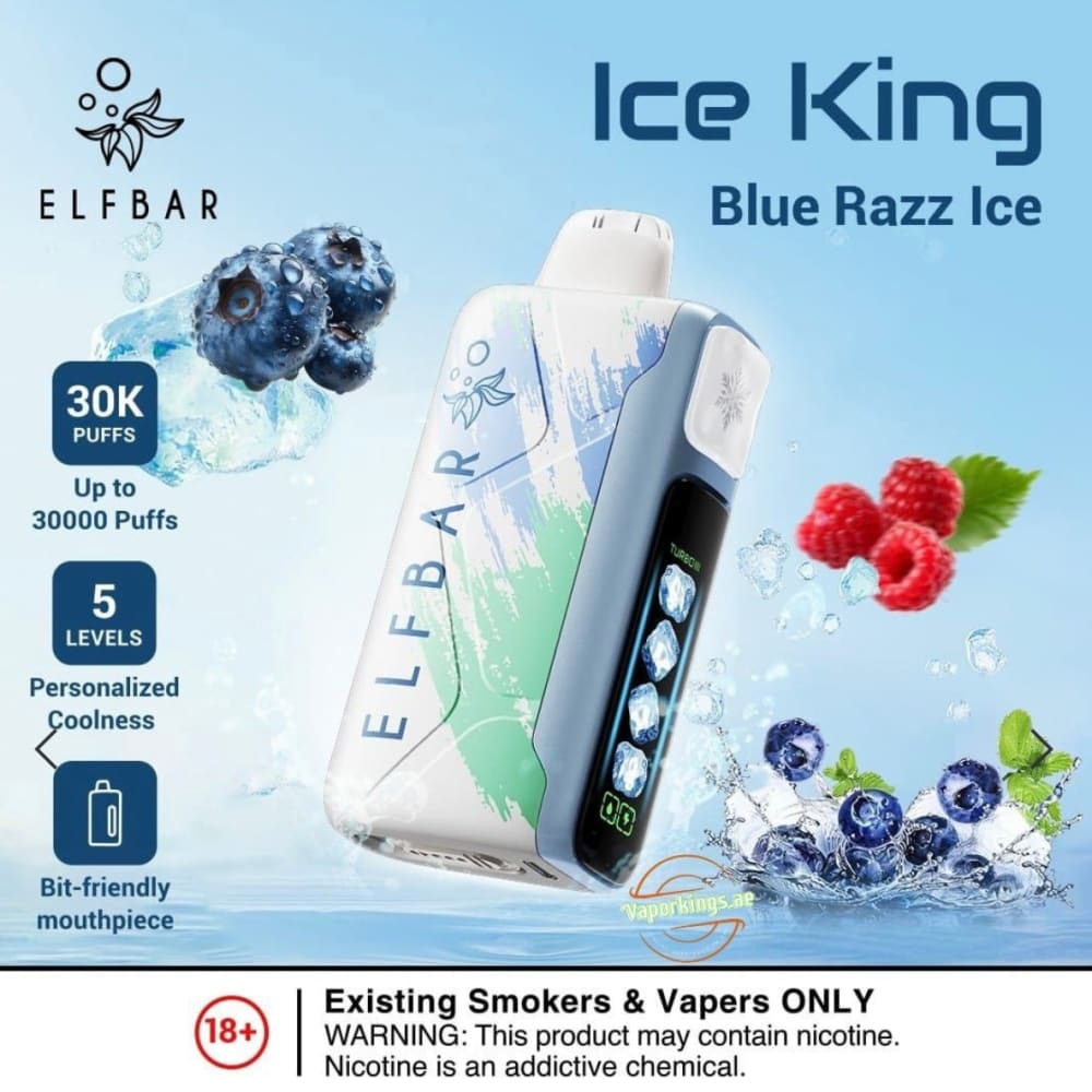 ELFBAR ICE KING سحبة سيجارة الفبار ايس كينق 30000 شفطة 20